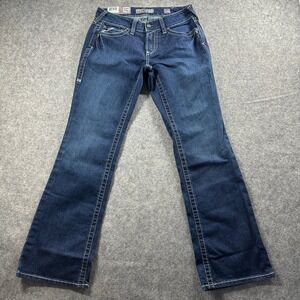 Ariat FR Jeans Womens 28S Blue Quartz Mid Rise Bootcut Flame Resistant CAT2 NEW